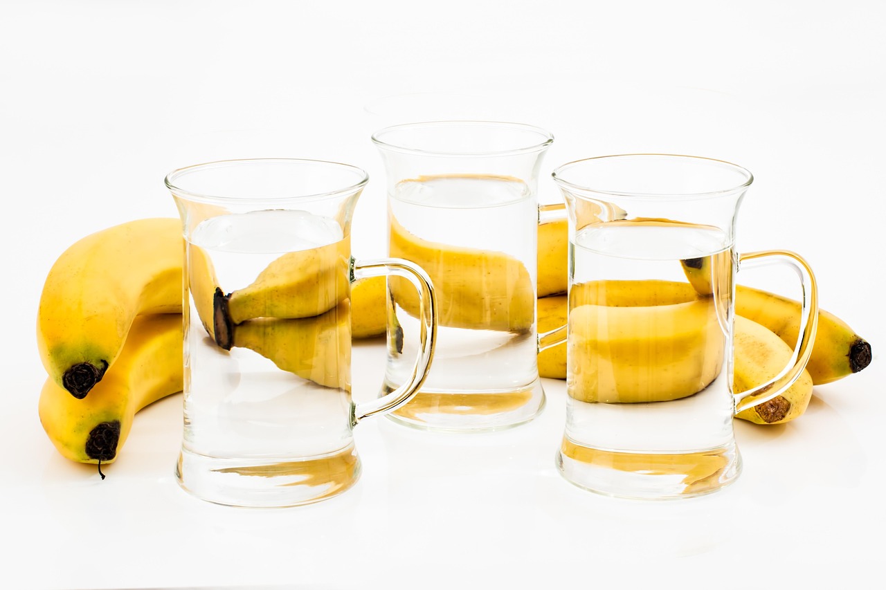 A clean glass of drinking water, representing hydration