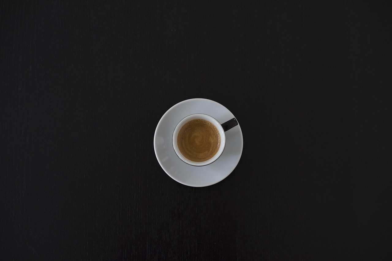 Mug of black coffee